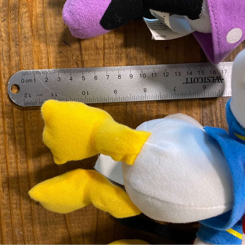 Disney Plush set of 3 Mickey, Minnie, and Donald Duck 11” - Picture 9 of 9
